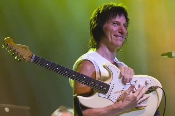 Jeff Beck and his Fender Stratocaster