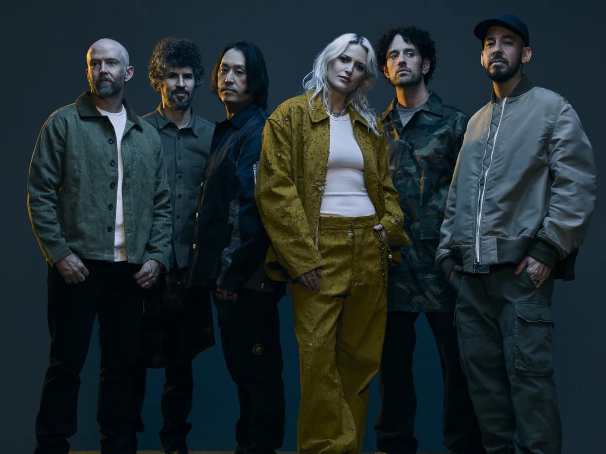 Formação clássica do Linkin Park no Rock am Ring em 2014